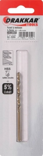 Foret à métaux HSS 5% cobalt 4,5mm - blister de 1 pcs