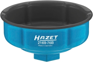 Cloche en plastique pour filtre à huile 6 pans 75mm