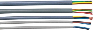 Câble multi-conducteur H05VVF 2x1,50mm² gris - Bobine de 50m