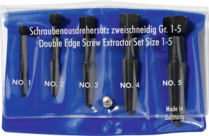 Extracteur de vis - pochette plastique de 5pcs