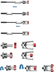 Extracteur à inertie de roulements intérieurs et extérieurs - coffret Extracteur à inertie de roulements intérieurs et extérieurs - coffret