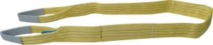 Elingue plate avec boucles 90mm 3T 2m jaune