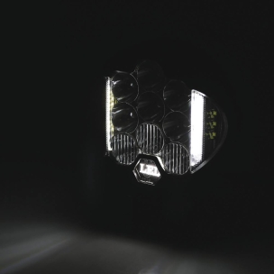 Phare de travail ovale LED 12/24V 40W 3800 lumens