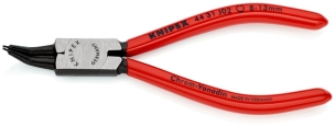 Pince pour circlips interieurs coudée a 45° de 8 a 13mm