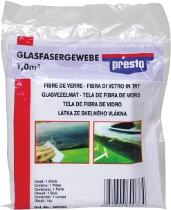 Tissu fibre de verre tissage épais - 6 sachets avec tissu 1250x800mm
