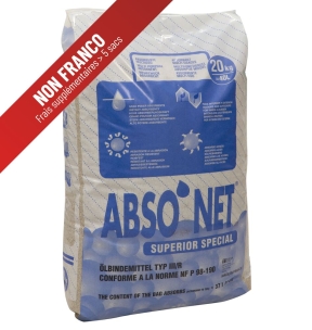 Absorbant minéral Sépiolite calcinée 15/30 - sac de 40L 20kg