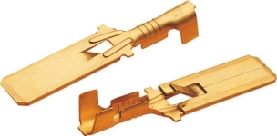 Cosse plate mâle 6,3X0,8mm 0,5 à 1mm² - lot de 100 pcs