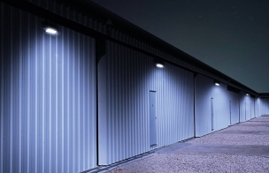 Projecteur LED solaire 500 lumens 5W avec détecteur - pliable