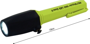 Lampe torche LED 21 lumens à piles ATEX zone 0