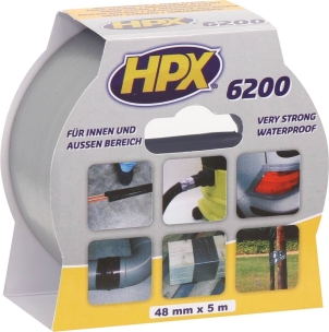 Ruban adhésif/toile américaine argent 0,30x48mm 5m