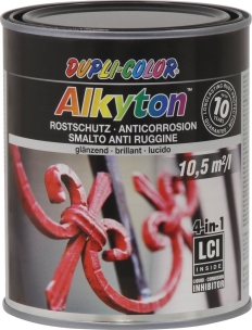 Peinture antirouille RAL 9005 noir - pot de 750ml