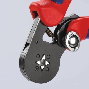 Pince à sertir 180mm auto-ajustable max 16mm² bi-matière - carte Pince à sertir 180mm auto-ajustable max 16mm² bi-matière - carte