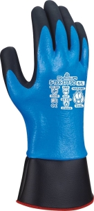 Gants anti coupure enduit nitrile 3/4 dos avec manchette de sécurité T8 - lot de 5 pcs