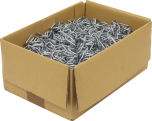 Boucles métalliques galvanisées 13mm pour feuillard textile - lot de 1000 pcs