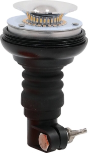 Mini-gyrophare LED flash 12/24V sur tige flexible