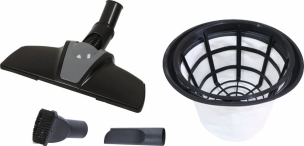 Aspirateur eau et poussière 50L 230V 1200W cuve inox basculante/décolmatage/souffleur