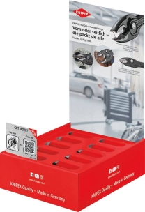 Présentoir comptoir carton vide pour 10 pinces réf.67091 Knipex