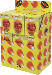 Gyrophare halogène H1 12V sur tige flexible - box de 18 pcs