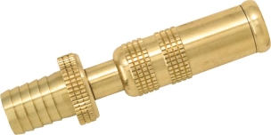 Lance d'arrosage laiton réglable raccord cannelé 19mm