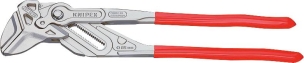 Pince clé gainée 400mm avec bouton poussoir