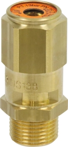 Soupape de sécurité tarée à 14 bar mâle 3/8" - blister