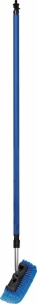 Brosse de lavage 250mm anti rayure quadro douille à visser avec manche télescopique alu