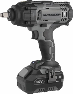 Clé à chocs 1/2" 20V 400Nm 2 batteries 4Ah Li-ion - mallette