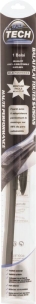 Balai essuie-glace avant plat 350mm avec 6 adaptateurs