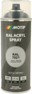 Peinture acrylique RAL 7021 gris noir - lot de 6 aérosols de 400ml