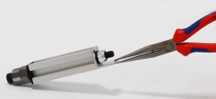 Pince droite 200mm demi-ronde bi-matière