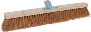 Balai coco d'atelier 600x60mm avec manche bois