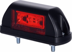 Feu de gabarit LED 12/24V rouge/blanc à fixer