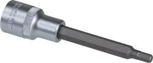Douille tournevis 1/2" avec embout 100mm hexagonal 5mm