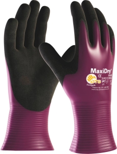 Gants milieux huileux 100% enduit nitrile T9 - carte