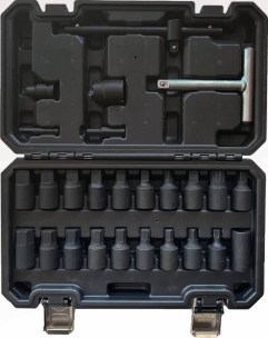 Clés pour bouchons de vidange – coffret de 26 pcs