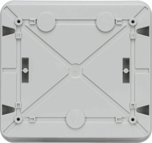 Coffret modulaire vide étanche pour 1 rangée de 8 modules 188x267x117mm
