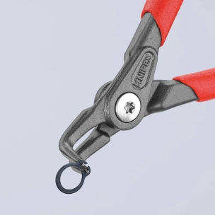 Pince coudée à 90° 125mm pour circlips extérieur 3/10mm - carte