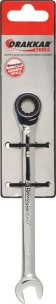 Clé mixte droite à cliquet de 10mm 72 dents - carte