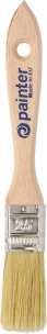 Pinceau queue de morue acrylique à manche bois 25mm - lot de 20 pcs