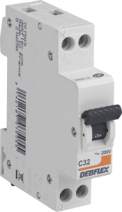 Disjoncteur 2A PH+N modulaire pour tableau électrique - lot de 5 pcs Disjoncteur 2A PH+N modulaire pour tableau électrique - lot de 5 pcs