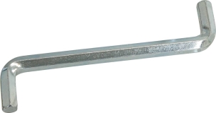 Clé de vidange contre coudée 6 pans 150x12mm - carte