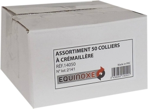 Collier à crémaillère acier zingué 9mm de 8 à 50mm - lot de 50 pcs