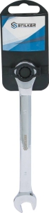 Clé mixte droite à cliquet de 14mm 72 dents - carte