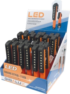 Lampe stylo LED 100 lumens à piles - présentoir de 24 pcs