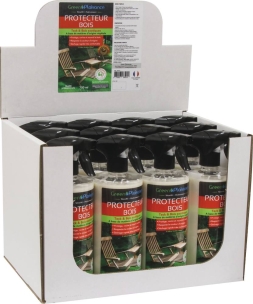 Lait protecteur bois - lot de 12 flacons spray de 750ml