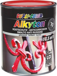 Peinture antirouille RAL 3000 rouge - pot de 750ml