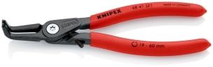 Pince circlips interieurs coudée a 90° reglable de 19 a 60mm