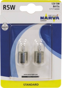 Ampoule graisseur 12V 5W BA15s - blister de 2 pcs Ampoule graisseur 12V 5W BA15s - blister de 2 pcs