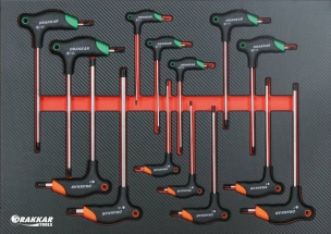 Servante d'atelier 7 tiroirs composée de 162 outils - modules carbone