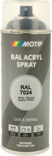 Peinture acrylique RAL 7024 gris graphite - lot de 6 aérosols de 400ml
